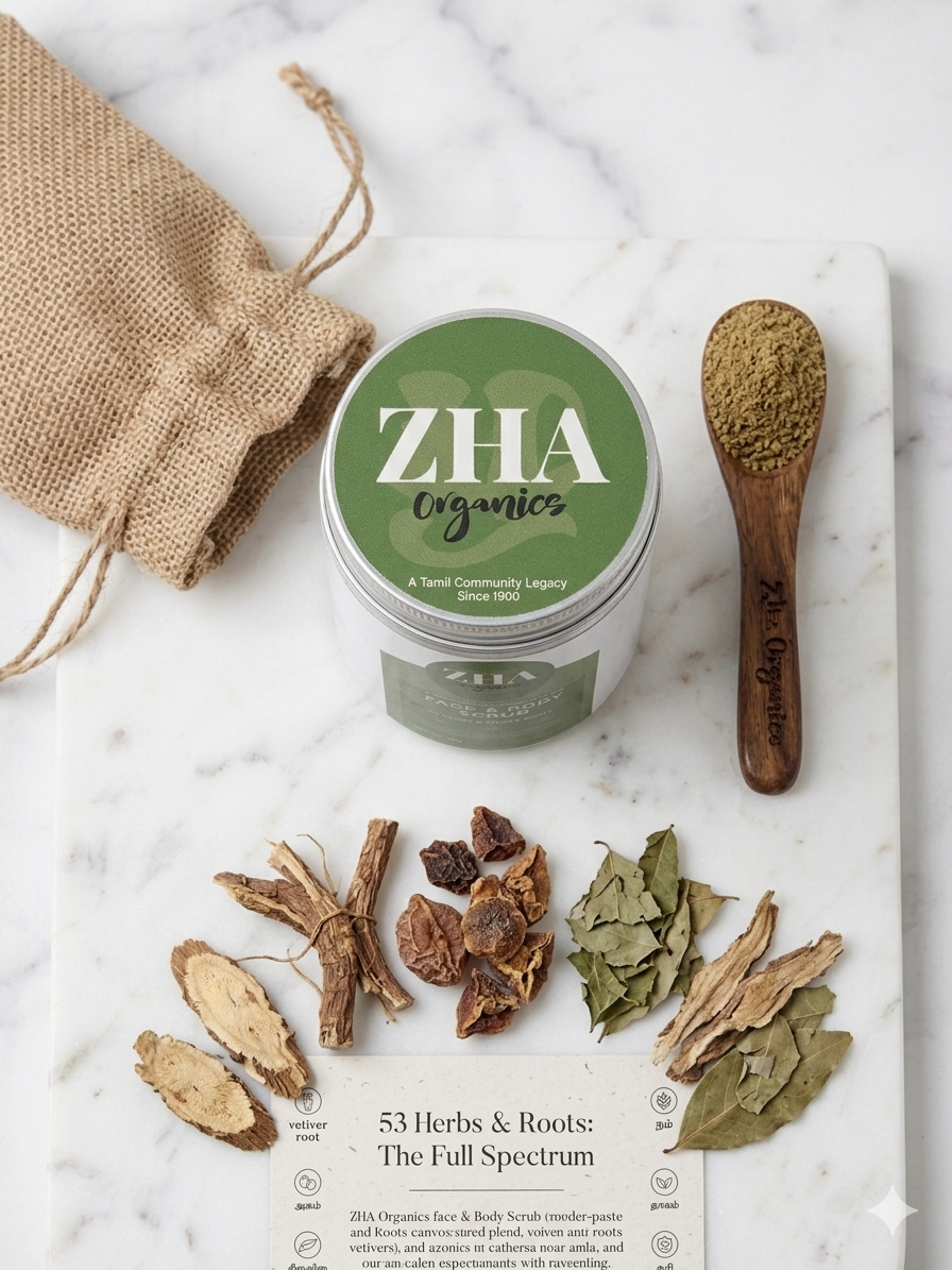 Jar top view with herbs